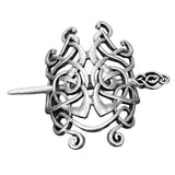 Max Vintage Viking Celtic Knot Hair Clips Hairpins Hair Stick Antique Silver