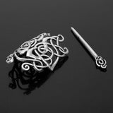 Max Vintage Viking Celtic Knot Hair Clips Hairpins Hair Stick Antique Silver