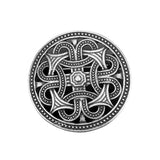 Max Norse Medieval Viking Shield Symbol Brooch Oval Celtic Shawl Sweater Pin 1