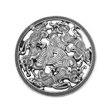 Max Norse Medieval Viking Shield Symbol Brooch Oval Celtic Shawl Sweater Pin 3