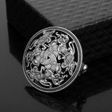 Max Norse Medieval Viking Shield Symbol Brooch Oval Celtic Shawl Sweater Pin 3