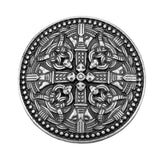Max Norse Medieval Viking Shield Symbol Brooch Oval Celtic Shawl Sweater Pin 4