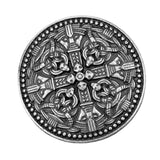Max Norse Medieval Viking Shield Symbol Brooch Oval Celtic Shawl Sweater Pin 4