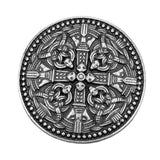 Max Norse Medieval Viking Shield Symbol Brooch Oval Celtic Shawl Sweater Pin 4
