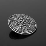 Max Norse Medieval Viking Shield Symbol Brooch Oval Celtic Shawl Sweater Pin 4