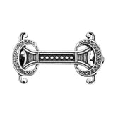 Max Norse Medieval Viking Shield Symbol Brooch Oval Celtic Shawl Sweater Pin 5