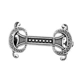 Max Norse Medieval Viking Shield Symbol Brooch Oval Celtic Shawl Sweater Pin 5