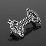 Max Norse Medieval Viking Shield Symbol Brooch Oval Celtic Shawl Sweater Pin 5