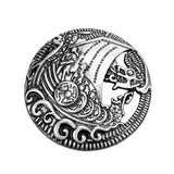 Max Norse Medieval Viking Shield Symbol Brooch Oval Celtic Shawl Sweater Pin 6