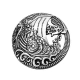 Max Norse Medieval Viking Shield Symbol Brooch Oval Celtic Shawl Sweater Pin 6