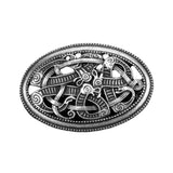 Max Norse Medieval Viking Shield Symbol Brooch Oval Celtic Shawl Sweater Pin 7