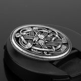 Max Norse Medieval Viking Shield Symbol Brooch Oval Celtic Shawl Sweater Pin 7