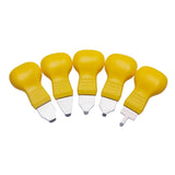 Max 5 Types Watch Back Case Opener Remover Watch Back Remover Tool Kit Yellow