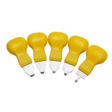 Max 5 Types Watch Back Case Opener Remover Watch Back Remover Tool Kit Yellow