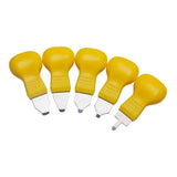 Max 5 Types Watch Back Case Opener Remover Watch Back Remover Tool Kit Yellow