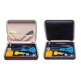 Max 143 Pcs Watch Repair Tool Kit Link Remover Spring Bar Back Case Opener Black