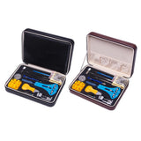 Max 143 Pcs Watch Repair Tool Kit Link Remover Spring Bar Back Case Opener Black