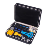 Max 143 Pcs Watch Repair Tool Kit Link Remover Spring Bar Back Case Opener Black