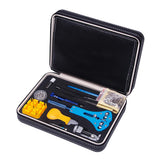 Max 143 Pcs Watch Repair Tool Kit Link Remover Spring Bar Back Case Opener Black
