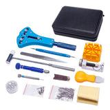 Max 143 Pcs Watch Repair Tool Kit Link Remover Spring Bar Back Case Opener Black