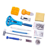 Max 143 Pcs Watch Repair Tool Kit Link Remover Spring Bar Back Case Opener Black