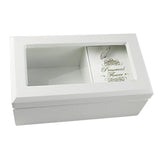 Max Musical Wooden Jewelry Box Organizer Jewelry Display Jewelry Gift Box White