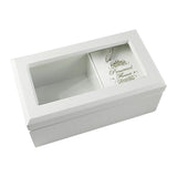 Max Musical Wooden Jewelry Box Organizer Jewelry Display Jewelry Gift Box White