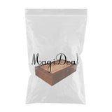 Max 12 Slots Wood Watch Display Box Case Glass Top Locking Storage Organizer