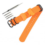 Max Multi Color Watch Band Wrist Watch Strap Link Connector 14mm Orange