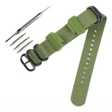 Max Multi Color Watch Band Wrist Watch Strap Link Connector 14mm Solider Green