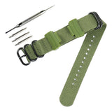Max Multi Color Watch Band Wrist Watch Strap Link Connector 14mm Solider Green