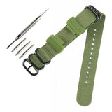 Max Multi Color Watch Band Wrist Watch Strap Link Connector 14mm Solider Green