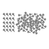 Max Lots 100pcs Waterproof Watch Crowns for Watch Repair or Replace
