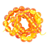 Max Synthetic Amber Round Beads DIY Making Jewelry Loose Beads Strand 15.5 Inch