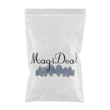 Max 1 set Multi Color False Teeth Halloween Teeth Decor Dark Blue Upper Teeth