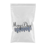Max 1 set Multi Color False Teeth Halloween Teeth Decor Dark Blue Lower Teeth