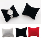 Max Jewelry display pillow 7x8cm velvet mini cushion for watch bracelets  Black