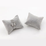Max Jewelry display pillow 7x8cm velvet mini cushion for watch bracelets  Grey