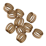 Max 10pcs Retro Copper Ring Bead Tool DIY Jewelry Hanging Rings Birthday Gift