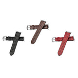 Max Leather Rubber Wrist Watch Strap Band Replacement Wristband 38mm Black