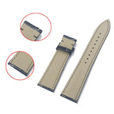 Max Watch Band Deployment Buckle Leather Padded Replacement Strap 18mm Black