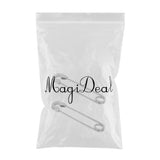 Max Stylish Earrings Punk Safety Pin Earrings Ear Piercing Jewelry Silver