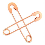 Max Stylish Earrings Punk Safety Pin Earrings Ear Piercing Jewelry Rose Gold