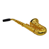 Max 1 Set Fashion Golden Smoking Pipe Tobacco Pipe Cigarette Smoking Pipe 93mm