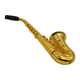 Max 1 Set Fashion Golden Smoking Pipe Tobacco Pipe Cigarette Smoking Pipe 93mm