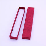 Max 12 Pieces Jewelry Gifts Box Set Paper Cardboard Jewelry Holder Cases Red