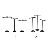 Max 3Pack Metal T Bar Earring Necklace Jewelry Display Stand Rack Holder Set 01