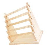 Max Maxb Wood Earring Stand Earring Holder Display Stand Jewelry Display Rack 5 Tier