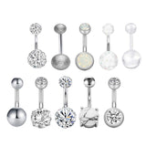 Max 10PCS Lot Body Piercing Labret Tongue Eyebrow Barbells Mix Jewelry Silver