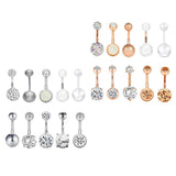 Max 10PCS Lot Body Piercing Labret Tongue Eyebrow Barbells Mix Jewelry Silver